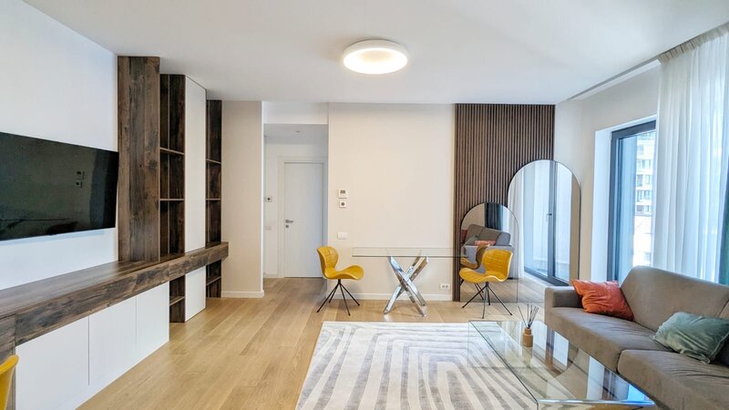 One Herastrau Park, Francez, Prima Inchiriere 2 camere 64 mp, Centrala, AC